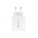 [Echantillon] Adaptateur Secteur/USB 4 port 3,1A 5V Fast Charge 3.0 - BK385 (Blanc)