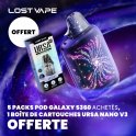 [Offre] 5 Packs Pod Galaxy S360 achetés, 1 Boîte de Cartouches Ursa Nano V3 Offerte - Lost Vape