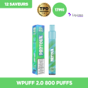 Starter Kit 800 Puffs 17mg - Wpuff 2.0 by Liquideo