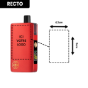 Pack DotPod Max V1.5 5ml 2100mAh Red Personnalisé - Dotmod
