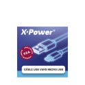 Câble de Charge USB-A Vers Micro USB (1pc) - X-Power