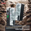 Mod S101 21700/20700/18650 Gravé Forest Eagle Gun Metal - San Indonesia X Gerobak Vaper