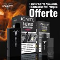 [Offre] 1 Starter Kit P45 Plus Watermelon Acheté, 1 Cartouche Pré-remplie Pineapple Ice Offerte - Ignite