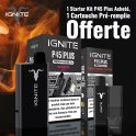 [Offre] 1 Starter Kit P45 Plus Watermelon Acheté, 1 Cartouche Pré-remplie Cherry Strawberry Raspberry Offerte - Ignite