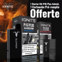 [Offre] 1 Starter Kit P45 Plus Blueberry Raspberry Acheté, 1 Cartouche Pré-remplie Cherry Strawberry Raspberry Offerte - Ignite